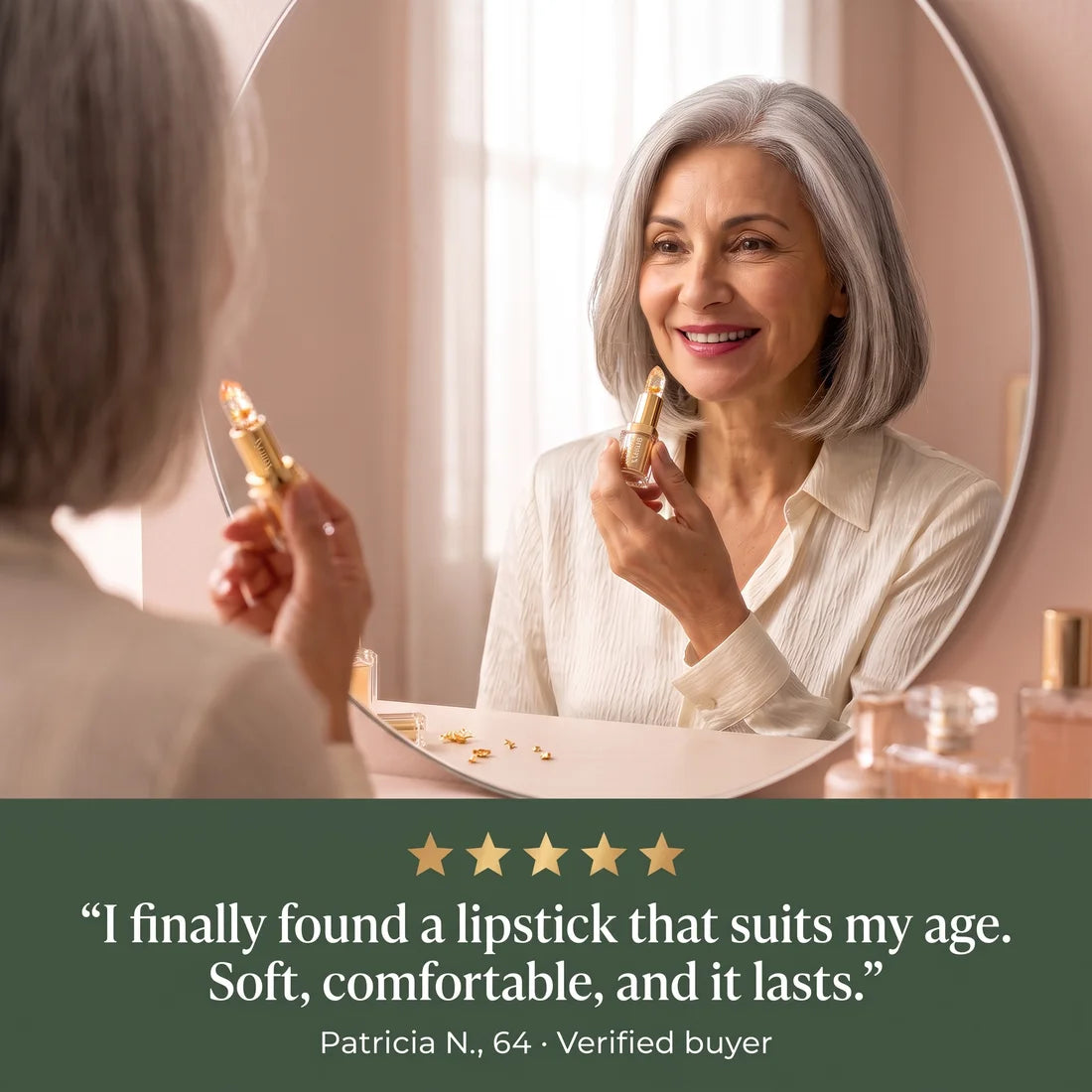 Customer review: my lips look like mine, only better